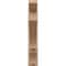 Ekena Millwork 6-in W x 34-in D x 34-in H Balboa Slat Rough Cedar Woodgrain TimberThane Outlooker, Primed Tan OUTUR060X34X34BOA24RCPR - alternate 4